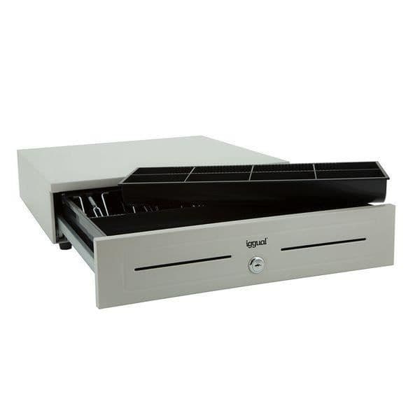 Kassalåda iggual IRON-1W IGG315316 41 cm Vit