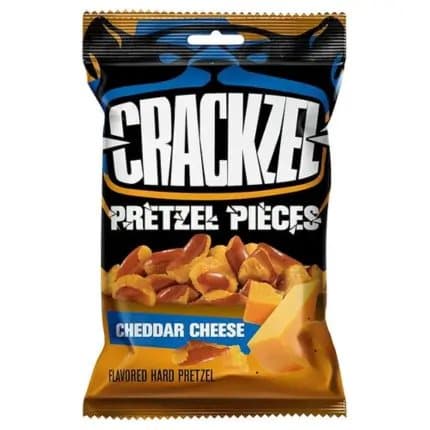 Crackzel Cheddarjuustopretzelit 85g