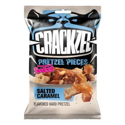 Crackzel Suolattu Karamelli Pretzelit 85g