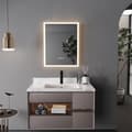 Miniatyrbillede 2 af 2: LED Badeværelsesspejl, Smart Touch Knap, Hukommelsesfunktion, 16x20 tommer
