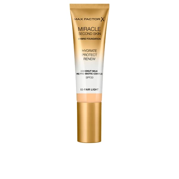 MAX FACTOR MIRACLE TOUCH second skin found.SPF20 #2-fair light