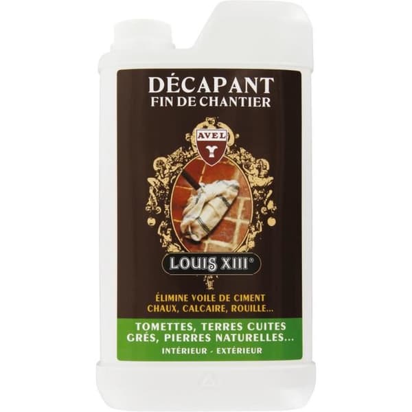 Syrabande - LOUIS XIII - 1 L - Eliminera cement, kalk, kalksten - Inomhus- och utomhusbruk