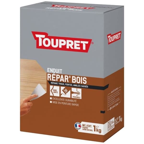 2 i 1 träfyllning TOUPRET pulver 1kg - BCREPBO01