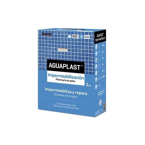 Impränering - Beissier - Aguaplast 1kg - Klar att använda - Utomhusbruk - Vit färg