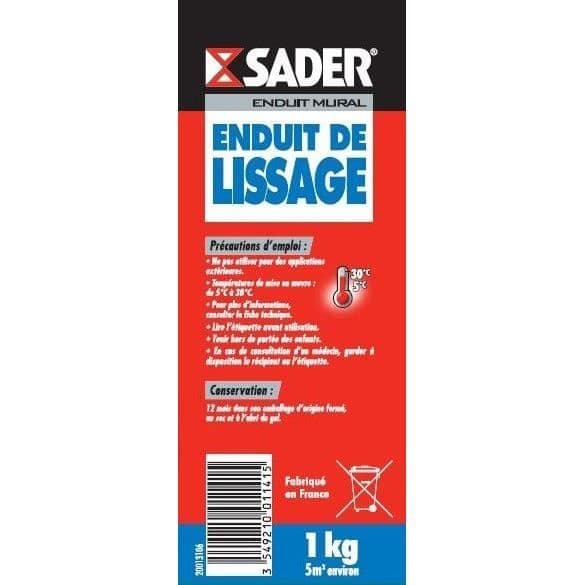 SADER Slutgips - Vit - Inomhus - COV A+