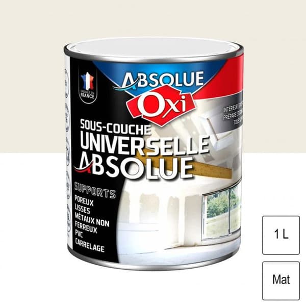 Universell absolut grundfärg 1l vit