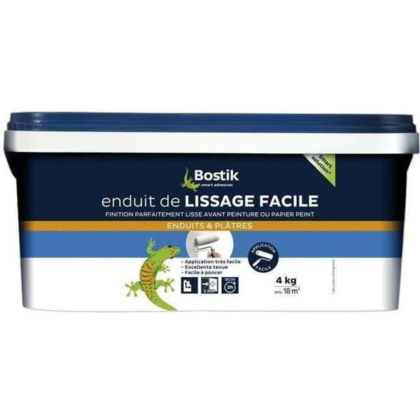 Lättanvänd spackel - BOSTIK - Rollpasta 4 Kg - Extra vit - Klar att använda - Snabbtorkande