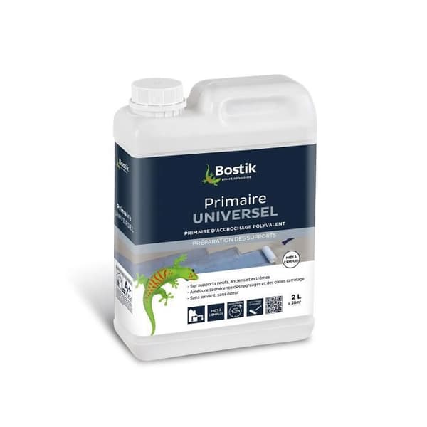 Primär universell - BOSTIK - 2 L - Vit - Klar att använda - Lösningsmedelsfri