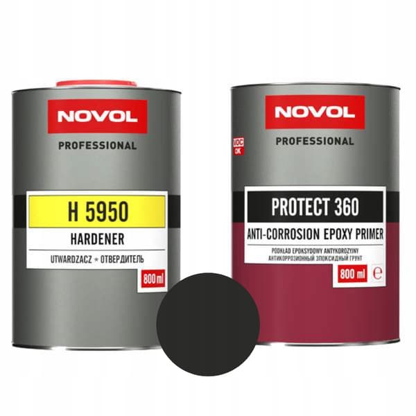 NOVOL EPOXY PRIMER PROTECT 360 ANTIKORROSION SVART