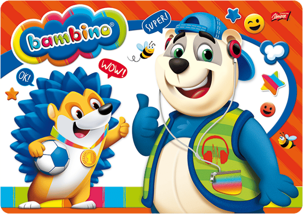 Laminerad A3 Bambino bas