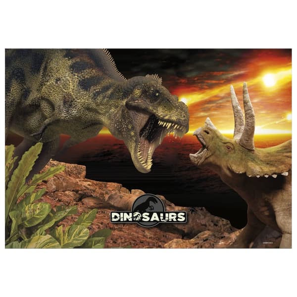Skolbordsmatta dubbelsidig Dinosaurier 18 Derform