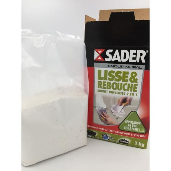 Allmän beläggning - SADER - 1 kg - Pulvret - Reparering upp till 1 cm - Inomhus