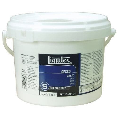 Ytbehandlingstillsats - LIQUITEX - Gesso - 1,89 L - Vit - Professionell