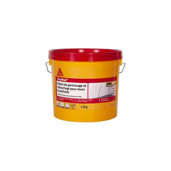 SIKA SikaWall filler filler Fyllning och reparation för väggar och tak i pasta - 1,5Kg