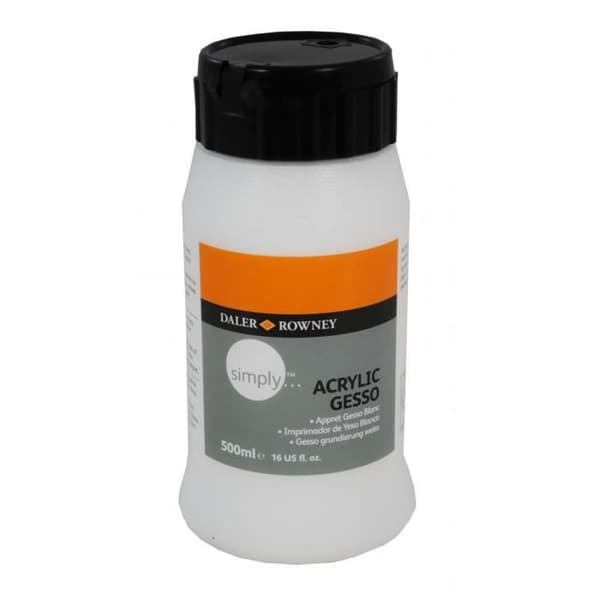SIMPLY Acrylic Color Gesso Primer White 500ml