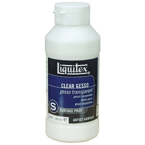 Ytbehandlingsadditiv - LIQUITEX - Gesso Flaska - Transparent - 237 ml