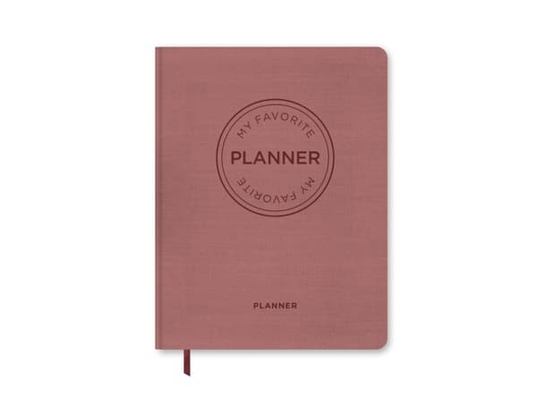 MY FAVORITE PLANNER Udateret / Vintage Rosa | Forlaget Aronsen | Språk: Danska