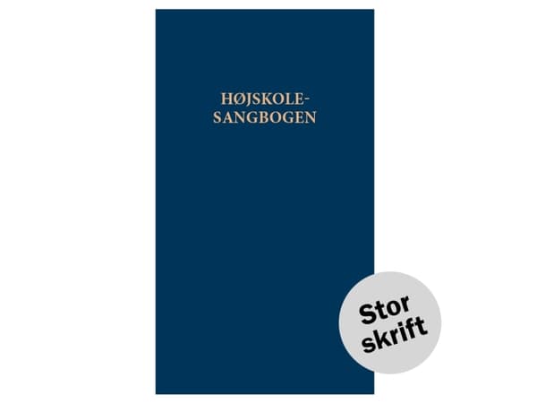 Højskolesangbogen stort typsnitt