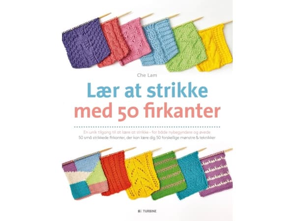 Lær at strikke med 50 firkanter | Che Lam | Språk: Dansk