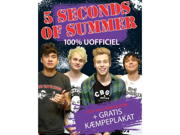 5 Seconds Of Summer Poster Bog | Imogen Williams | Språk: Dansk