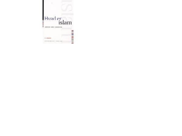 Mikä on islam | Jørgen Bæk Simonsen | Kieli: Tanska