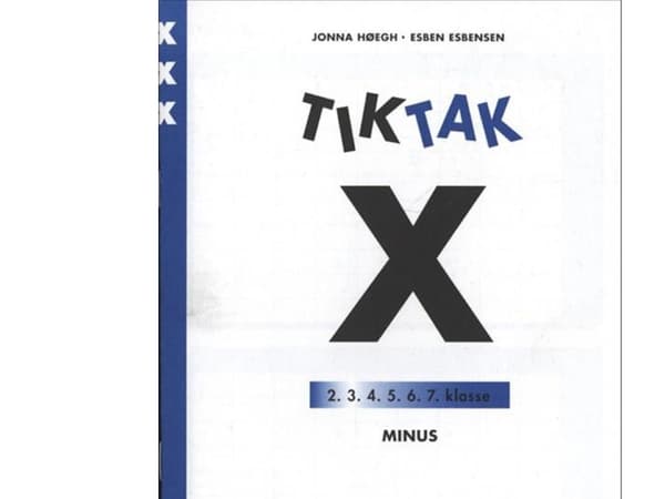 Matematiikka-Tak 3. kl. X-sarja, miinus | Esben Esbensen;Jonna Høegh | Kieli: Tanska