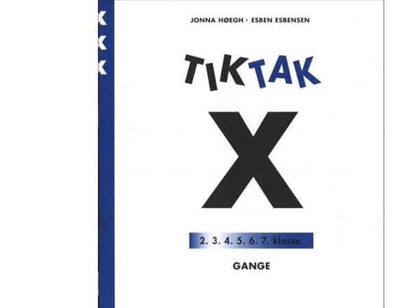 Matematiikka-Tak 3. kl. X-sarja, Gange | Esben Esbensen;Jonna Høegh | Kieli: Tanska
