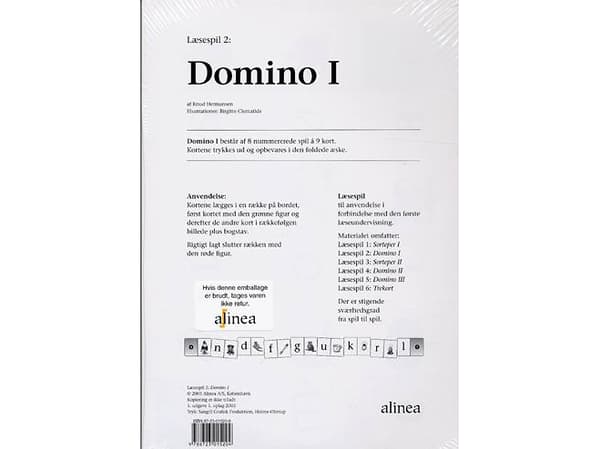 Läsning av spel 2, Domino 1 | Knud Hermansen | Språk: und