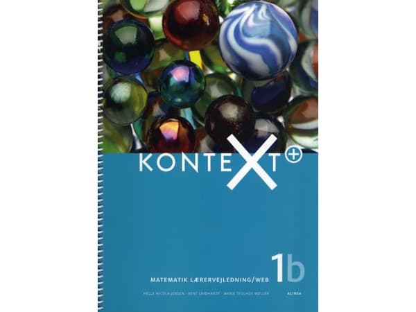 KonteXt+1b, Opettajan opas/verkkokirja | Bent Lindhardt, Helle Nicola Jensen, Marie Teglhus Møller | Kieli: Tanska