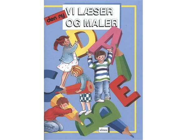 S och M-böckerna, steg 1, Vi läser och målar | Knud Hermansen, Ejvind Jensen | Språk: Danska