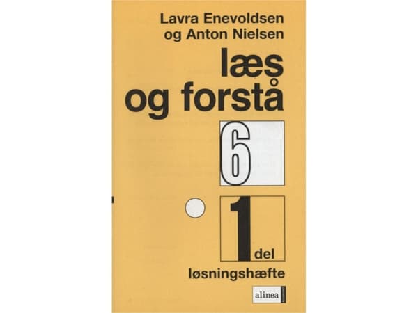 Lue ja ymmärrä 6, 1 ratkaisuvihko | Lavra Enevoldsen, Anton Nielsen | Kieli: Tanska