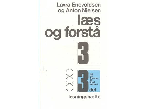 Lue ja ymmärrä 3, 3 Ratkaisuvihko | Lavra Enevoldsen | Kieli: Tanska