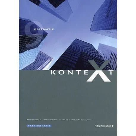 KonteXt 9, koulutusvihko | Bent Lindhardt, Henrik Thomsen, Peter Weng, Henriette Holte, Henrik Thomsen | Kieli: Tanska