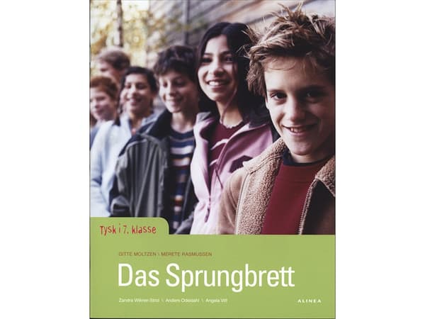 Das Sprungbrett, Johdatus saksan kieleen 7. luokan aloittelijoille | Gitte Moltzen, Merete Rasmussen | Kieli: ger