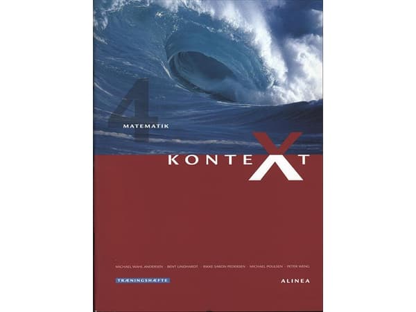 KonteXt 4, koulutuskirja | Michael Wahl Andersen, Michael Poulsen, Peter Weng, Bent Lindhardt, Rikke Saron Pedersen, Rikke Saron Pedersen | Kieli: Ta