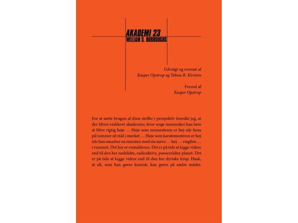 AKADEMI 23 | William S. Burroughs