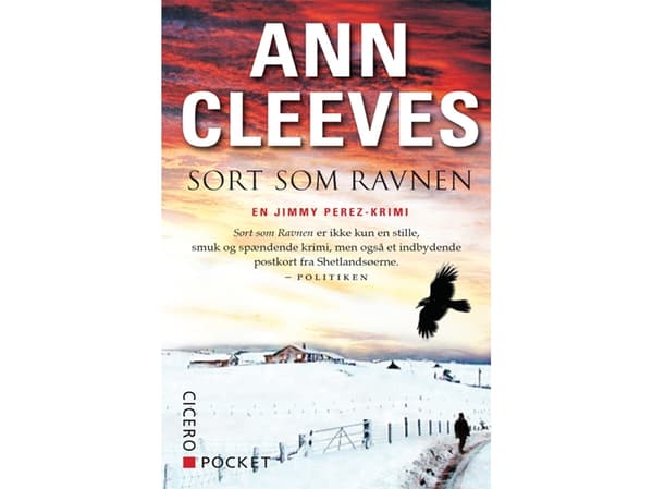 Sort som ravnen | Ann Cleeves | Kieli: Tanska
