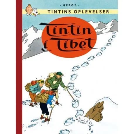 Tintin seikkailut: Tintti Tiibetissä | Hergé | Kieli: Tanska
