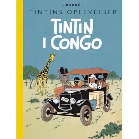 Tintin seikkailut: Tintti Kongossa | Hergé | Kieli: Tanska