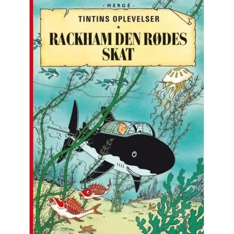 Tintin's Adventures Standard Edition: The Treasure of Rackham the Red - Vihko, uusi käännös | Hergé | Kieli: Tanska