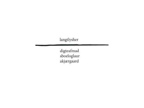 Langtlysher | Boel & Kjærgaard | Språk: Danska