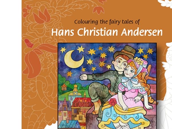Färglägg H.C. Andersens sagor | H.C. Andersen, Clara Wedersøe Strunge, Johs. Nørregaard Frandsen | Språk: Engelska