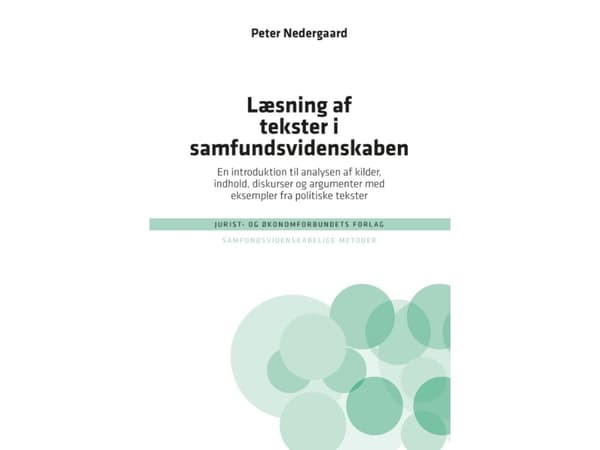 Tekstien lukeminen yhteiskuntatieteissä | Peter Nedergaard | Kieli: Tanska