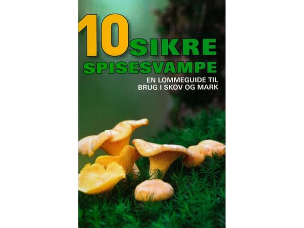 10 sikre spisesvampe - display med 10 stk | Hermod Karlsen | Kieli: Tanska