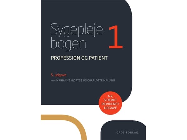 Sygeplejebogen 1 | Punainen: Marianne Hjortsø ja Charlotte Malling | Kieli: Tanska