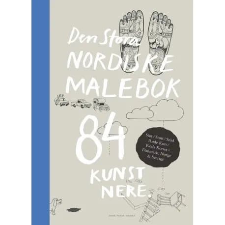 Suuri pohjoismainen värityskirja | Lærke Hein | Kieli: Tanska