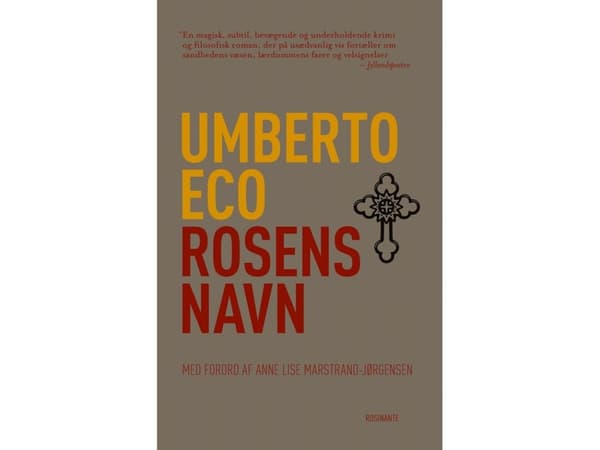Rosens navn, klassiker | Umberto Eco | Kieli: Tanska