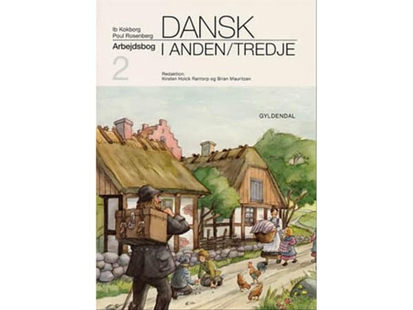 Tanskan kieli toisella/kolmannella luokalla | Poul Rosenberg;Ib Kokborg | Kieli: Tanska