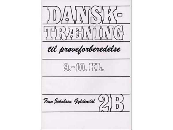 Tanskalainen koulutus 2B | Finn Jakobsen | Kieli: Tanska