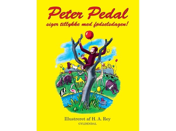 Peter Pedal toivottaa hyvää syntymäpäivää | H.A. Rey | Kieli: Tanska